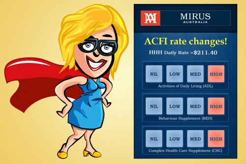 New ACFI rates for a new financial year