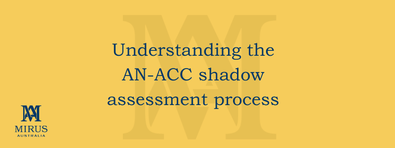 AN-ACC shadow assessment