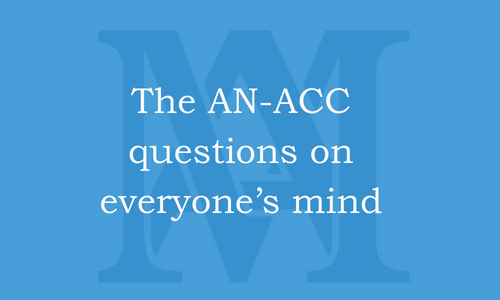 The AN-ACC questions on everyone’s mind