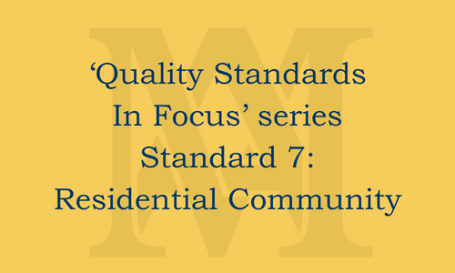 new quality standard 7: Residential Community