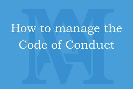 New Code of Conduct