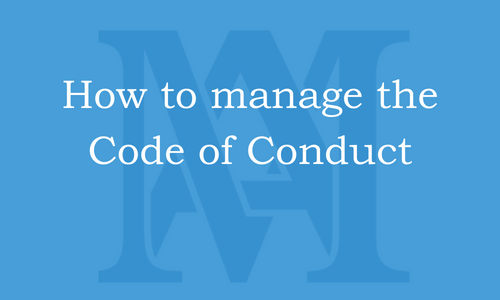 New Code of Conduct