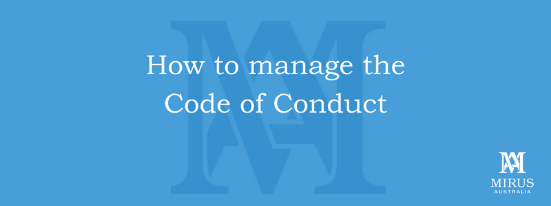 New Code of Conduct