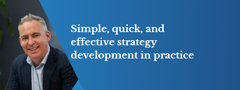 How to create a simple and effective strategic planning process
