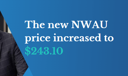 The new NWAU prices is $243.10