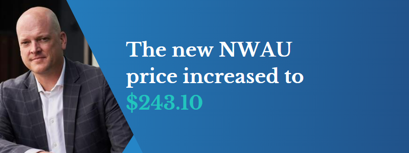 The new NWAU prices is $243.10