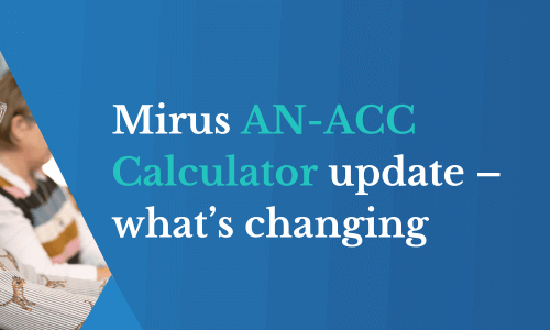Mirus AN-ACC Calculator Update – What’s Changing