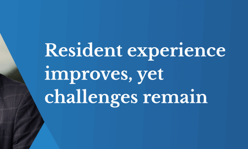 Resident experience is rising but food and accommodation costs remain a challenge